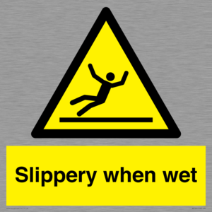 slippery when wet